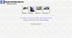 Desktop Screenshot of cavancontractors.com